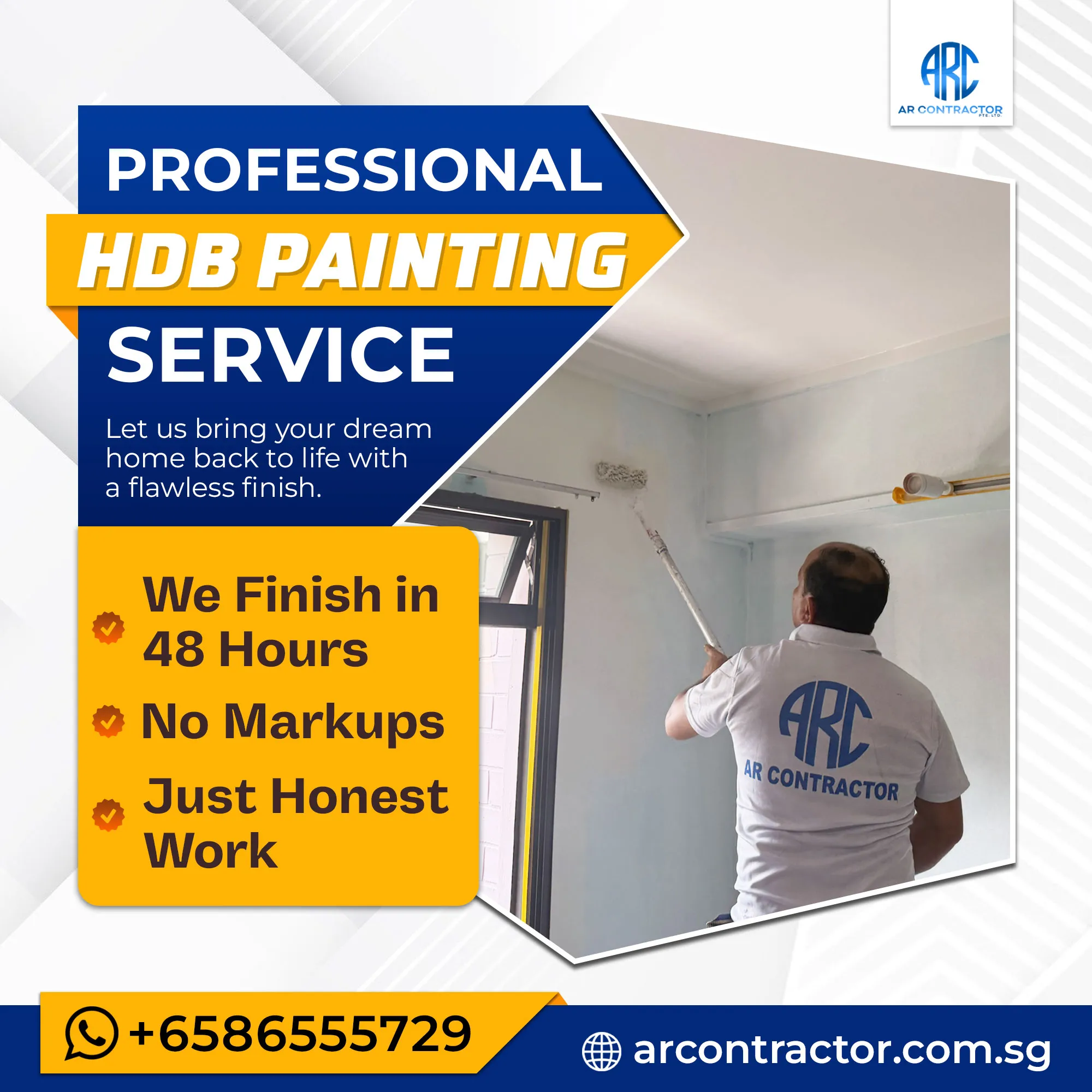 Feature wall application